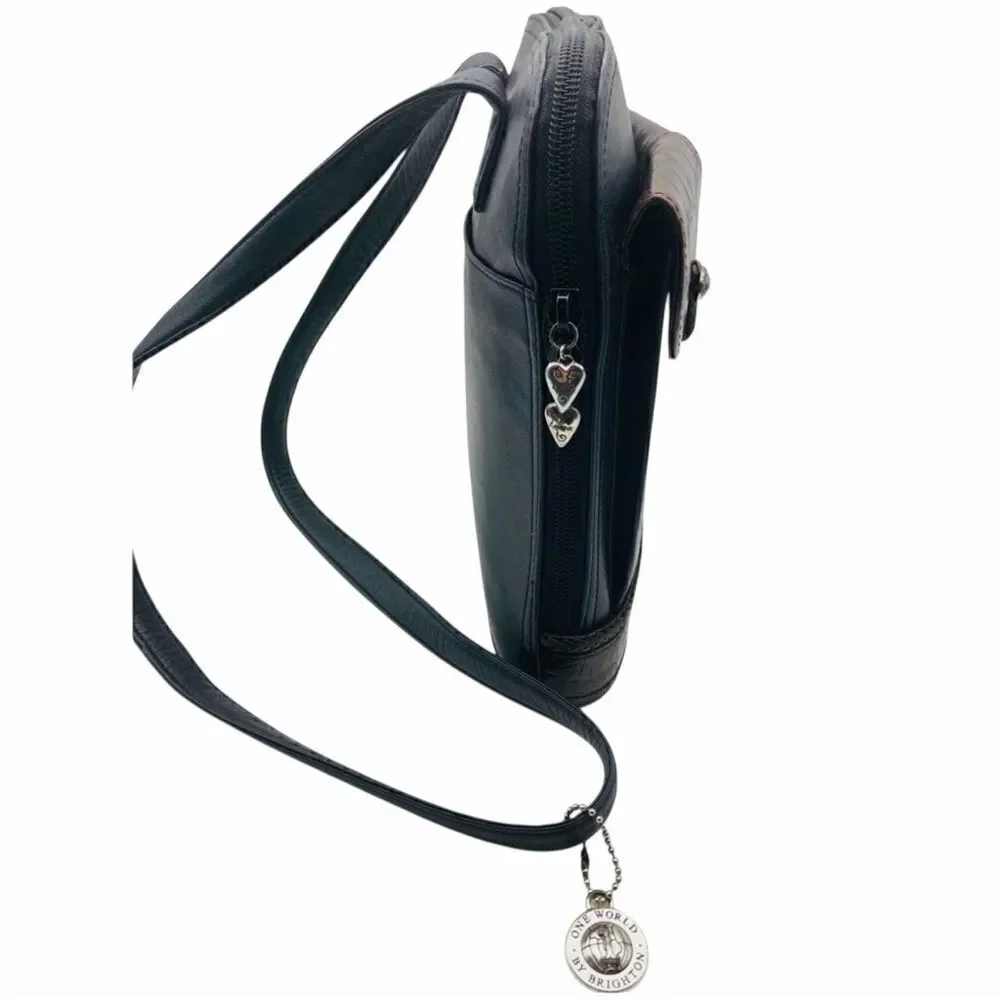 Brighton One World Genuine Leather Crossbody Bag